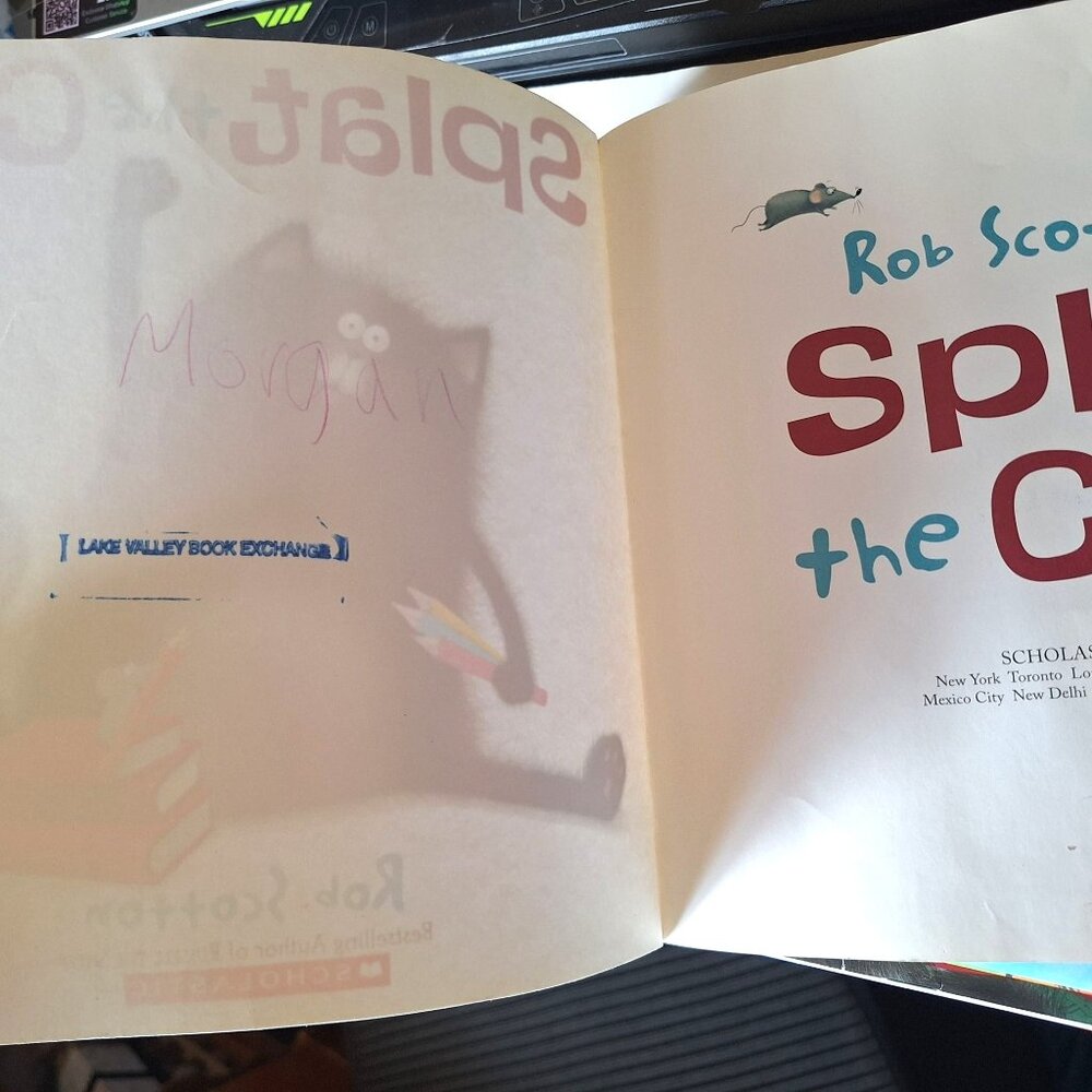 Pete Splat The Cat Bad Kitty Book 13 Lot 7 Oversized 1 Lift Flap Reading - Picture 8 of 8